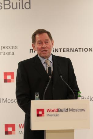 Президент РСС Яковлев В.А. официально открыл 24-ую международную выставку строительных и отделочных материалов WorldBuild Moscow 2018