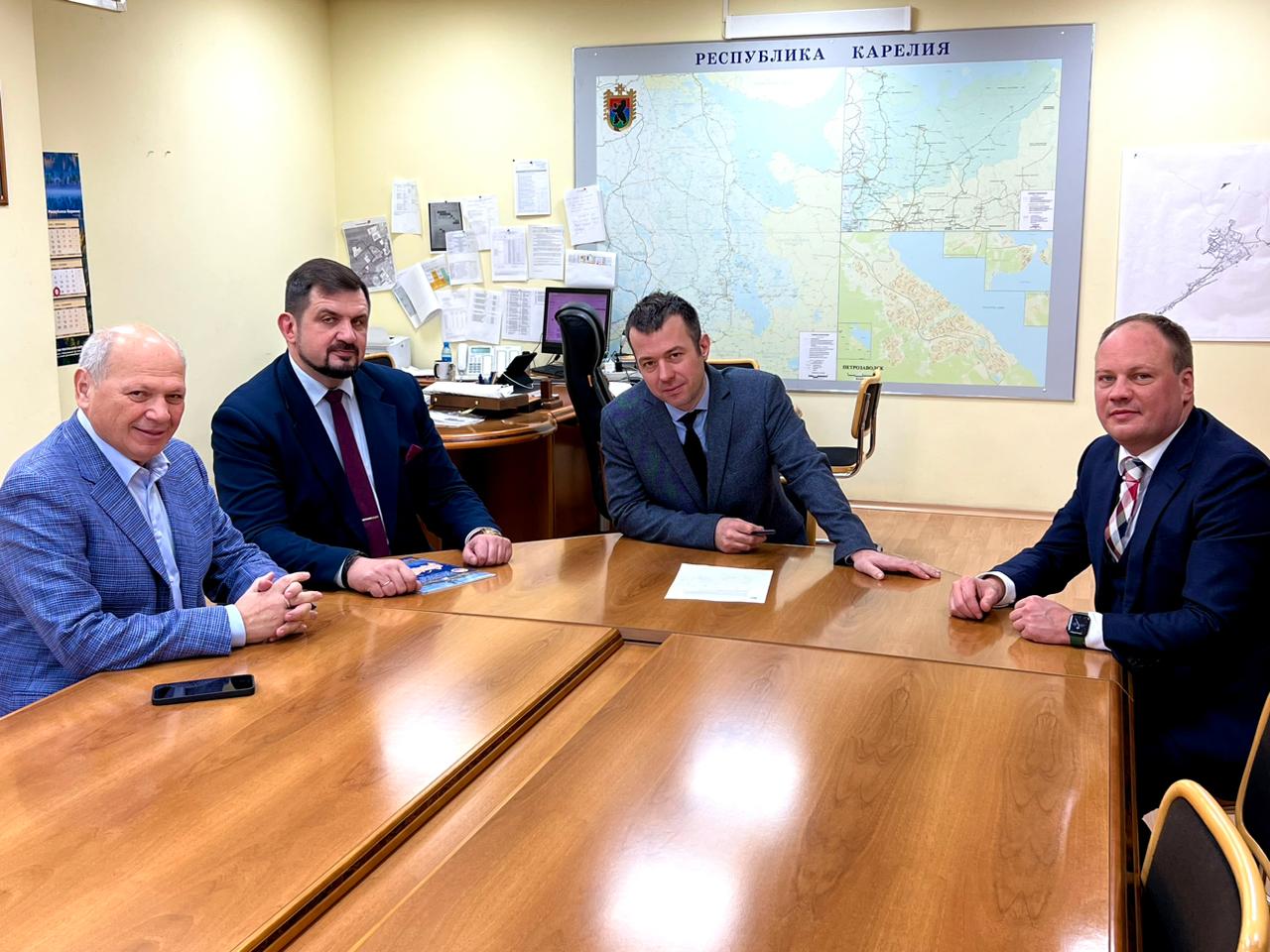 Заместители исполнительного директора К.Ф.Кижель и А.А.Кошель посетили с рабочим визитом столицу Карелии г. Петрозаводск 