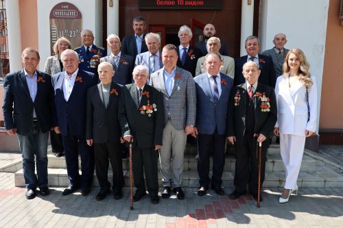 Союз строителей Липецкой области в канун Дня Победы организовал торжественный прием для ветеранов-строителей