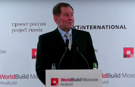 Президент РСС Яковлев В.А. официально открыл 24-ую международную выставку строительных и отделочных материалов WorldBuild Moscow 2018