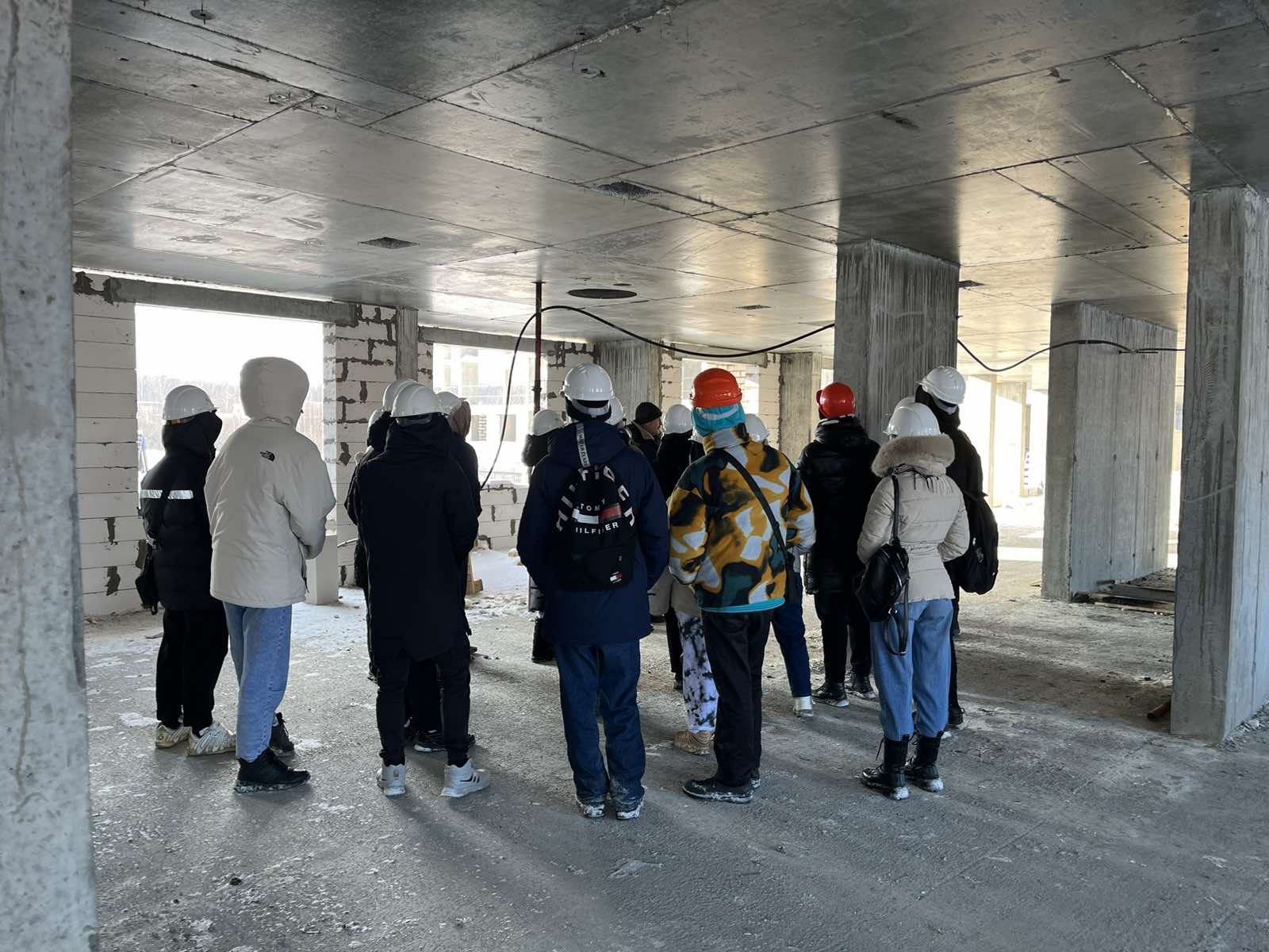 Союз Нижегородских Строителей организовал экскурсию студентов на строящийся объект